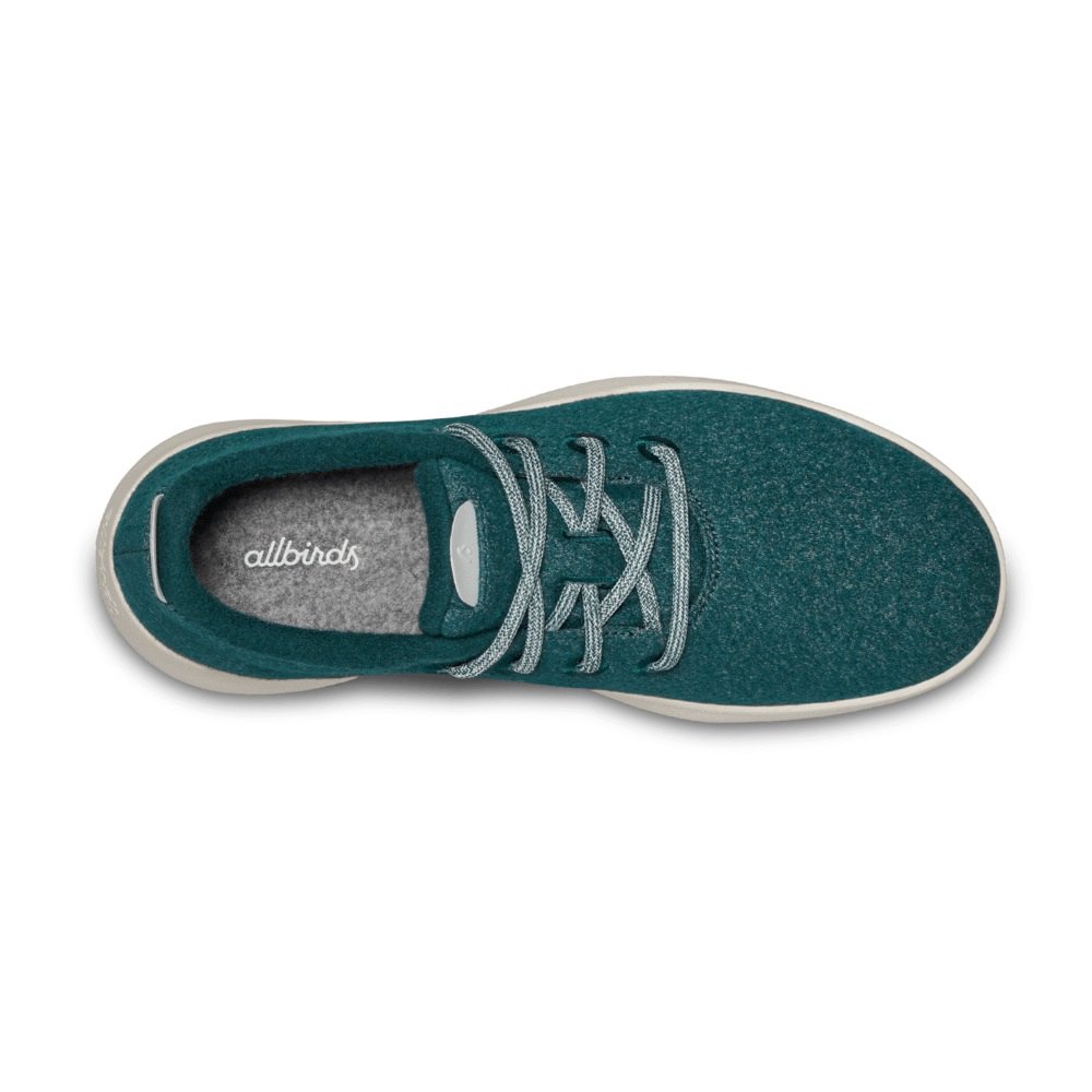 Allbirds Men\'s Wool Runner Mizzles - Sneakers Green - EOI049278